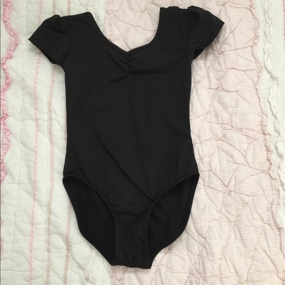 Danskin Pink Short Sleeve Leotard Dance XSmall 4//5 NWT